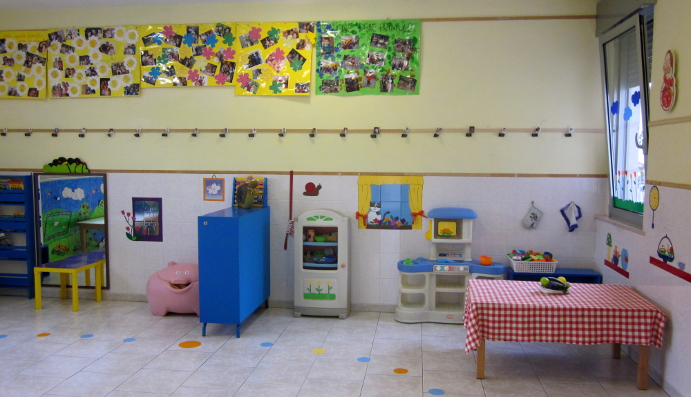 Uno spazio della scuola dedicato al gioco